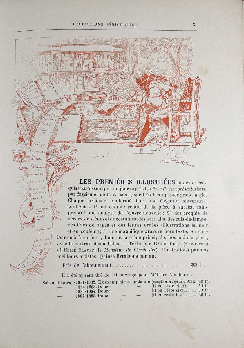 [bibliography] Monnier - Brunhoff - Illustrated Catalogue, Selected Works. 1885, Paperback.-photo-3