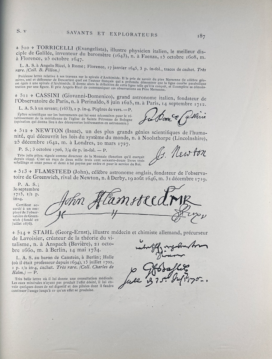 [bibliography] - Charavay - Autograph Letters Comprising The Collection Of Alfred Bovet. 1885-photo-1
