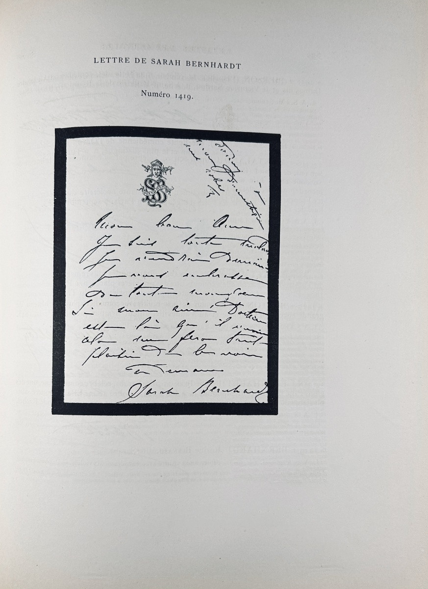[bibliography] - Charavay - Autograph Letters Comprising The Collection Of Alfred Bovet. 1885-photo-5