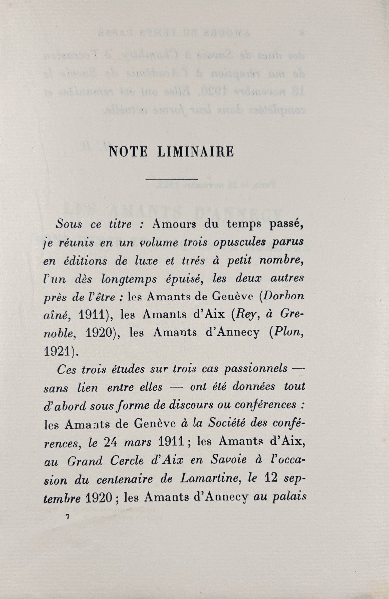 Bordeaux - Loves Of Times Past. Plon-nourrit, 1923, One Of 50 Copies On Holland Paper.-photo-4