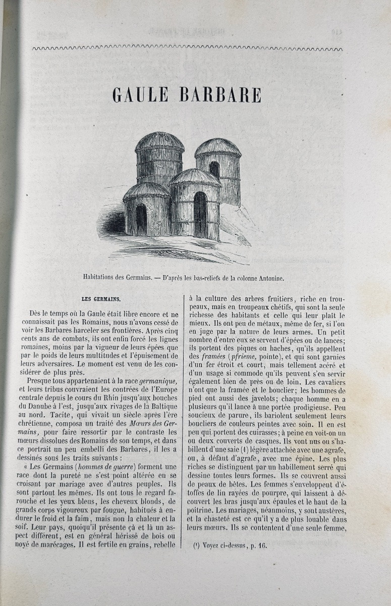 Bordier & Charton - History Of France From The Earliest Times. 1859, Contemporary Binding.-photo-3