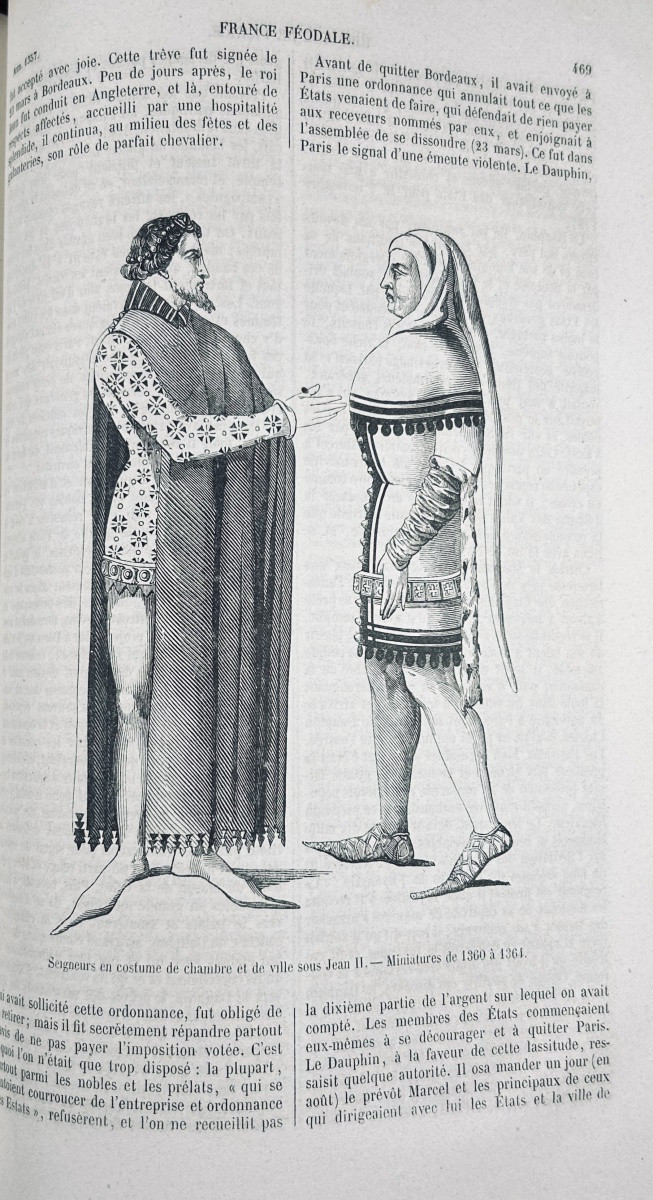 Bordier & Charton - History Of France From The Earliest Times. 1859, Contemporary Binding.-photo-4