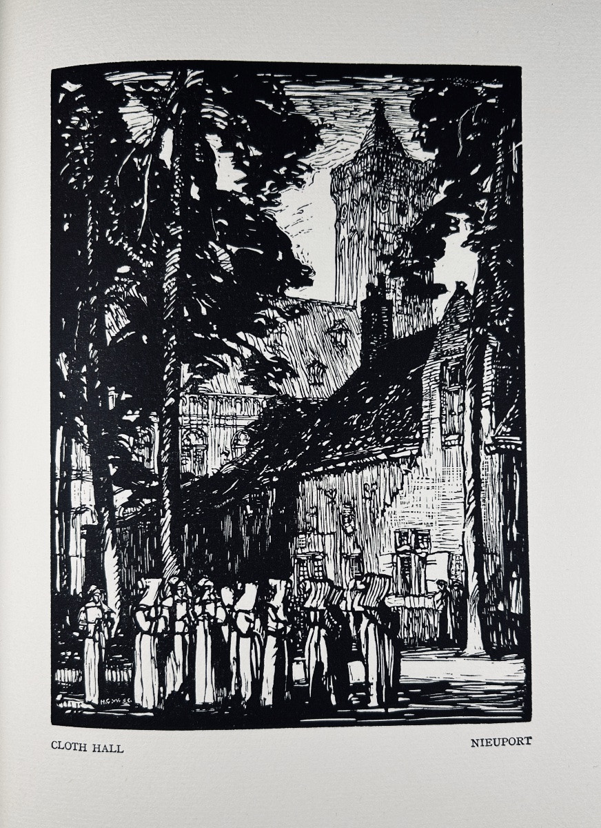 BRANGWYN - Belgium. Trench, Trübner & Co, Broadway House, Carter 1916, reliure avec jaquette.-photo-3