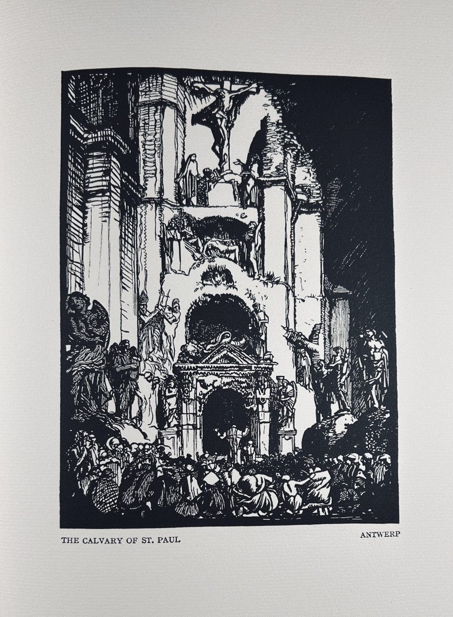 BRANGWYN - Belgium. Trench, Trübner & Co, Broadway House, Carter 1916, reliure avec jaquette.-photo-8