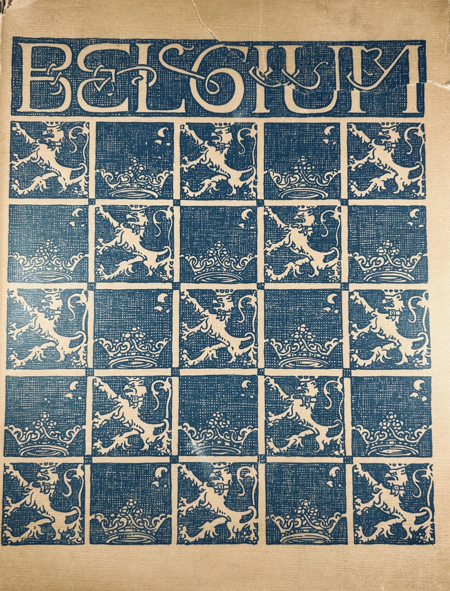 BRANGWYN - Belgium. Trench, Trübner & Co, Broadway House, Carter 1916, reliure avec jaquette.