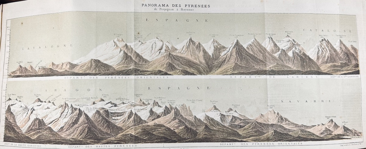 CESENA - Nouveau guide général du voyageur en France. Garnier, 1863, cartonnage rouge d'éditeur-photo-3