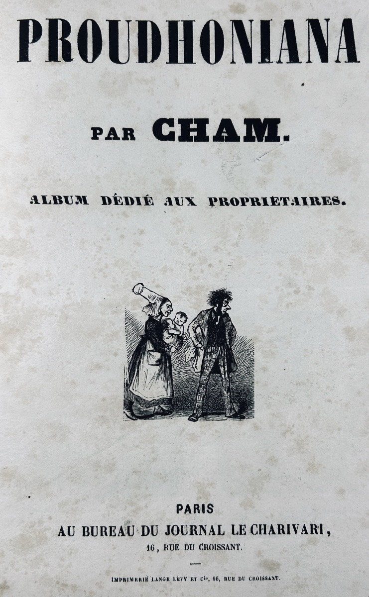 CHAM - Proudhoniana ou les socialistes modernes commentés et illustrés. Charivari, 1848, broché-photo-7