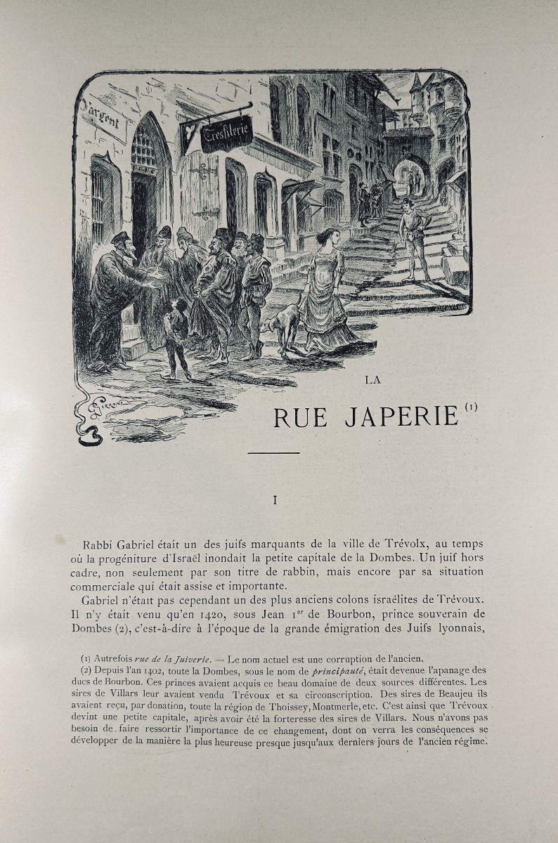 Dupond - Legends & Stories Of Trévoux. Trévoux, Jules Jeannin, 1901, Binding To Be Restored.-photo-4