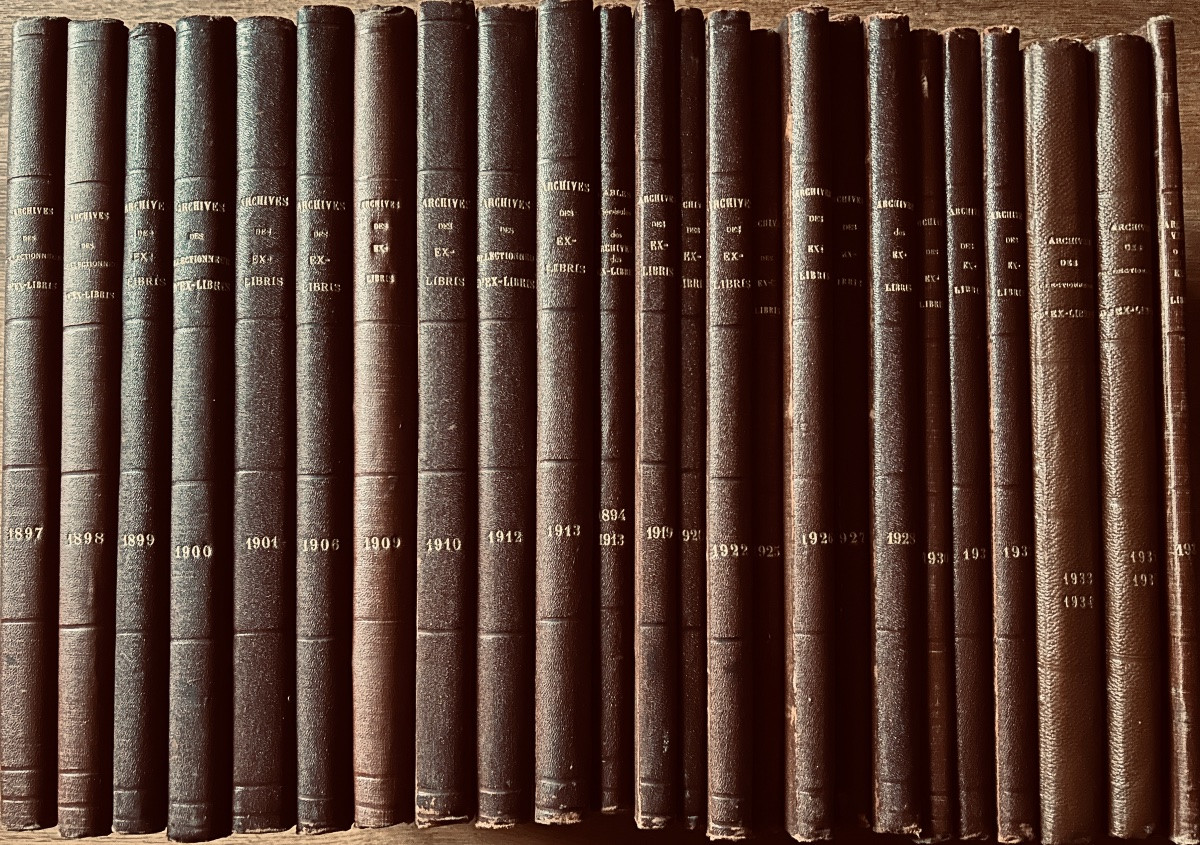 French Society Of Collectors Of Bookplates And Historical Bindings. 1897-1937, Bound-photo-2