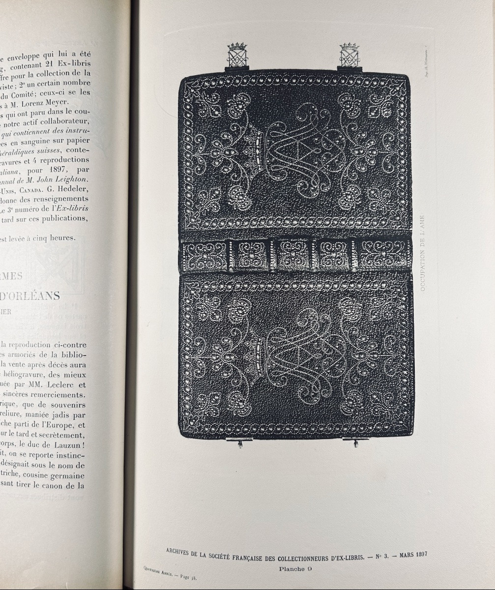 French Society Of Collectors Of Bookplates And Historical Bindings. 1897-1937, Bound-photo-2