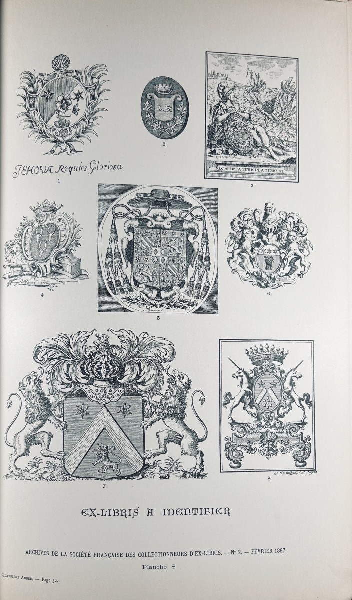 French Society Of Collectors Of Bookplates And Historical Bindings. 1897-1937, Bound