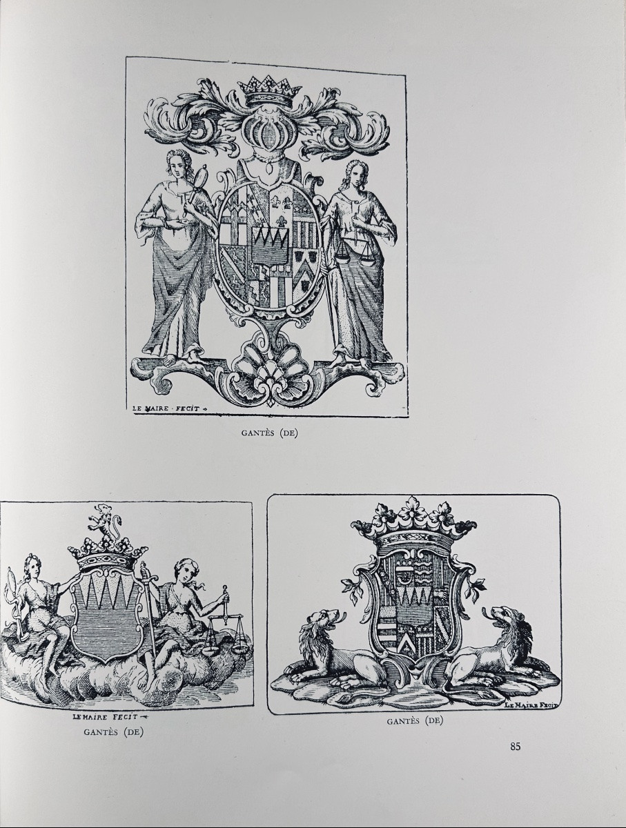 Denis Du Péage (paul) - Bookplate Of Flanders And Artois. Text. Album. Lille, Raoult, 1934.-photo-3