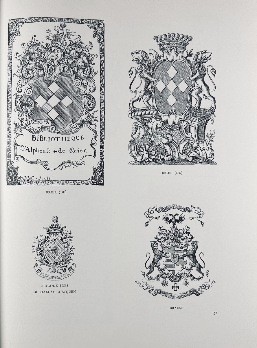 Denis Du Péage (paul) - Bookplate Of Flanders And Artois. Text. Album. Lille, Raoult, 1934.-photo-4