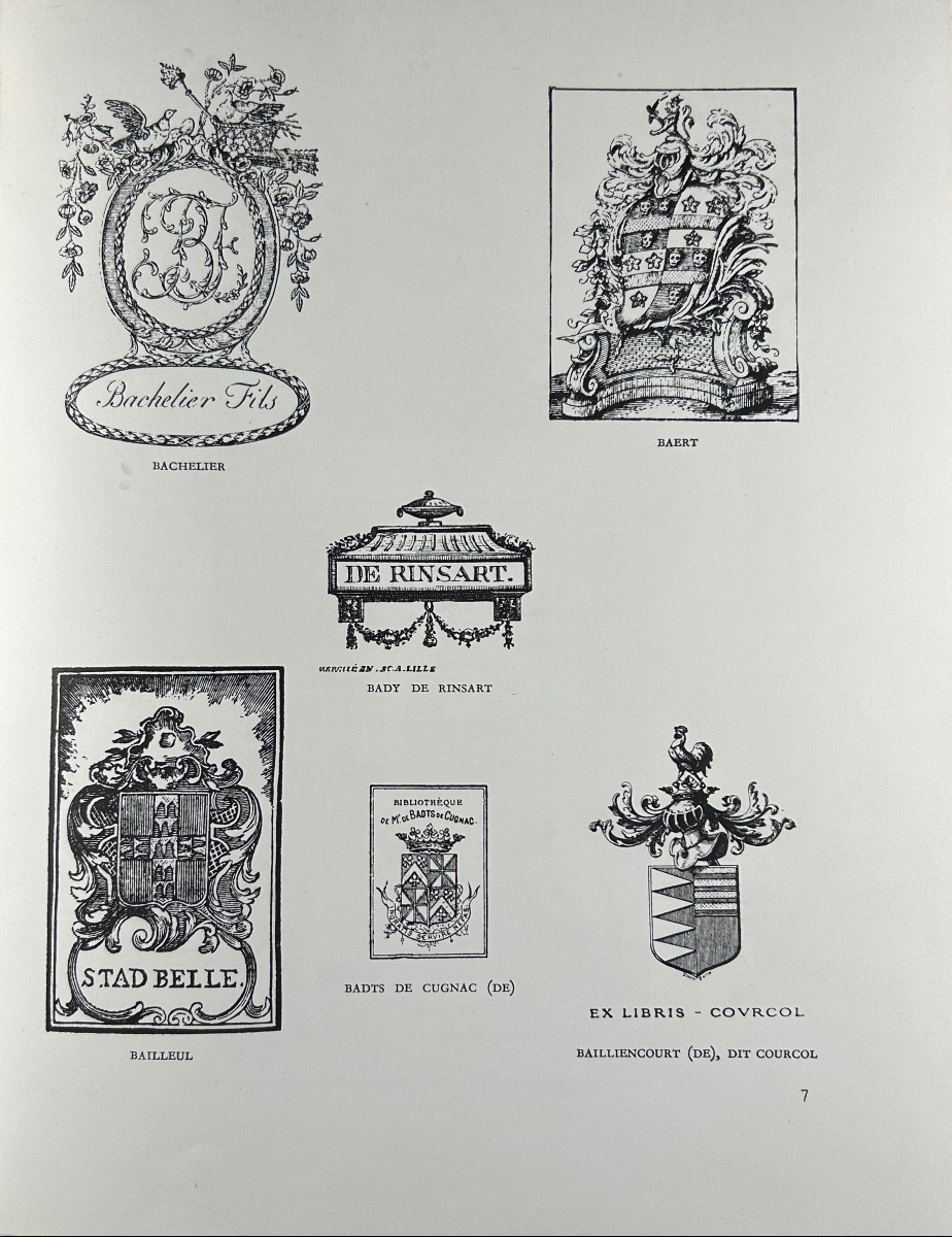 Denis Du Péage (paul) - Bookplate Of Flanders And Artois. Text. Album. Lille, Raoult, 1934.-photo-6