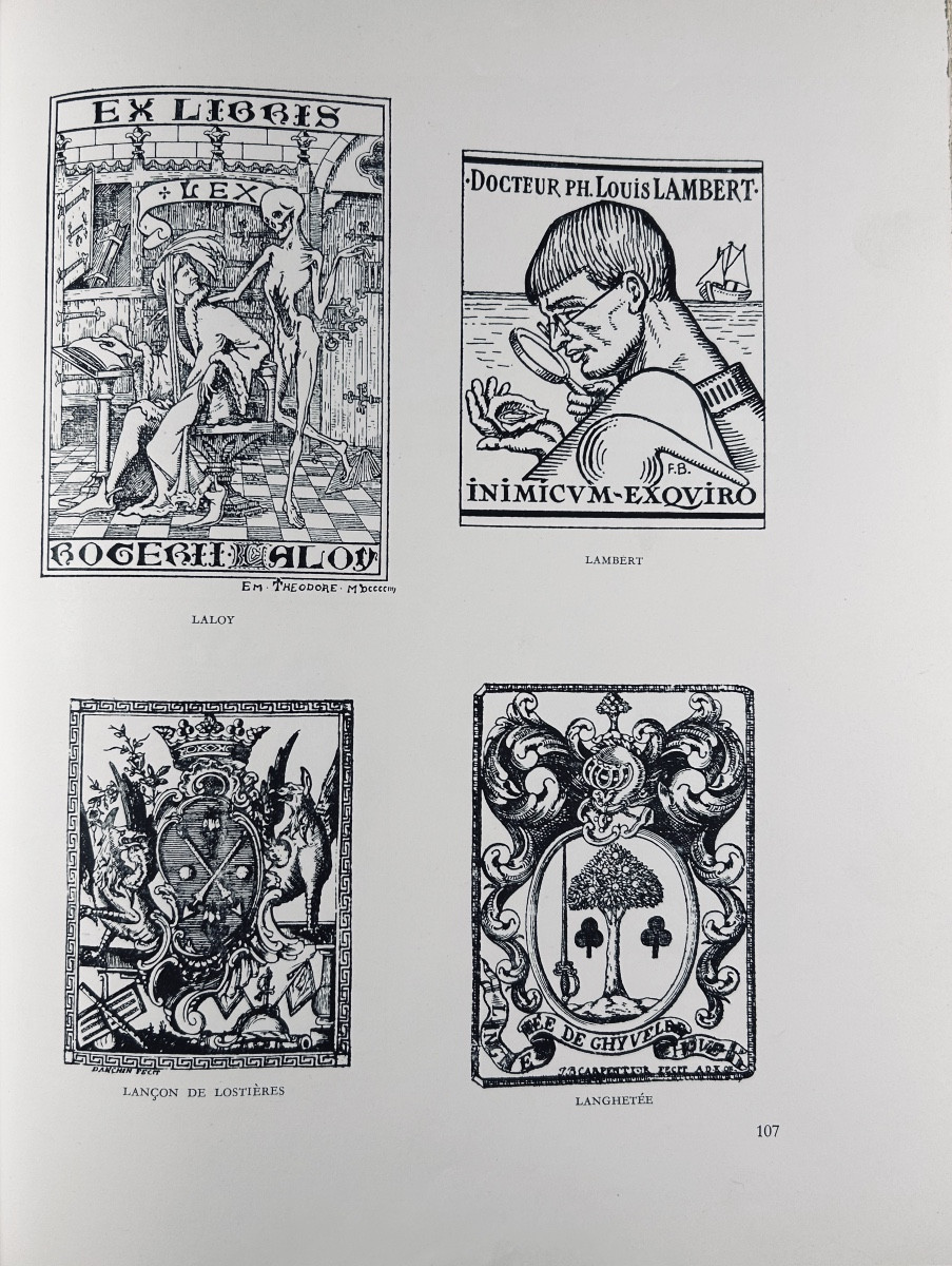 Denis Du Péage (paul) - Bookplate Of Flanders And Artois. Text. Album. Lille, Raoult, 1934.