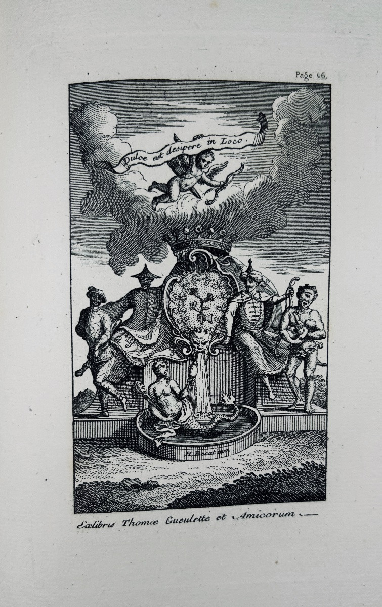 POULT-MALASSIS - Les ex-libris français depuis leur origine jusqu'à nos jours. 1875, relié.-photo-7