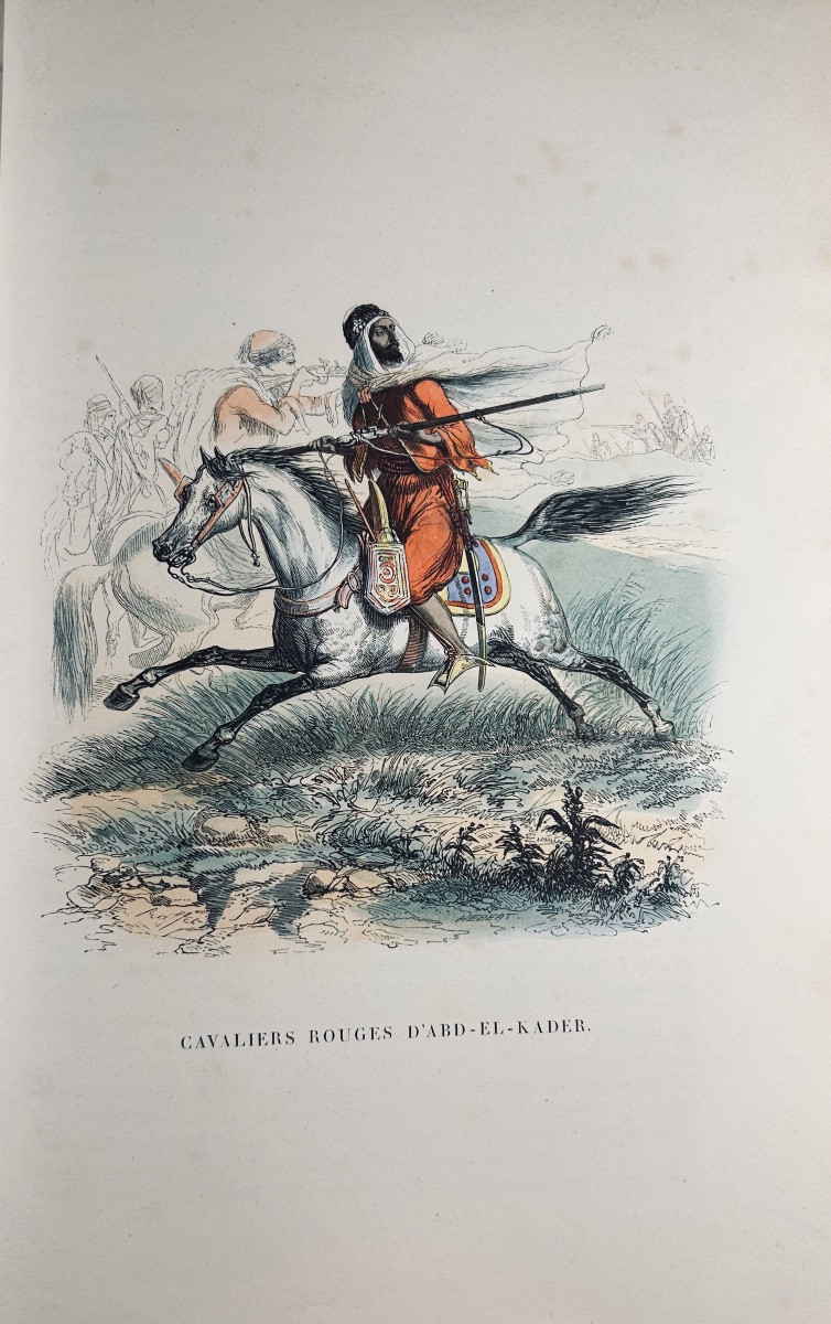GALIBERT (Léon) - L'Algérie ancienne et moderne. Furne & Cie, 1844, 10 planches couleurs, relié-photo-5