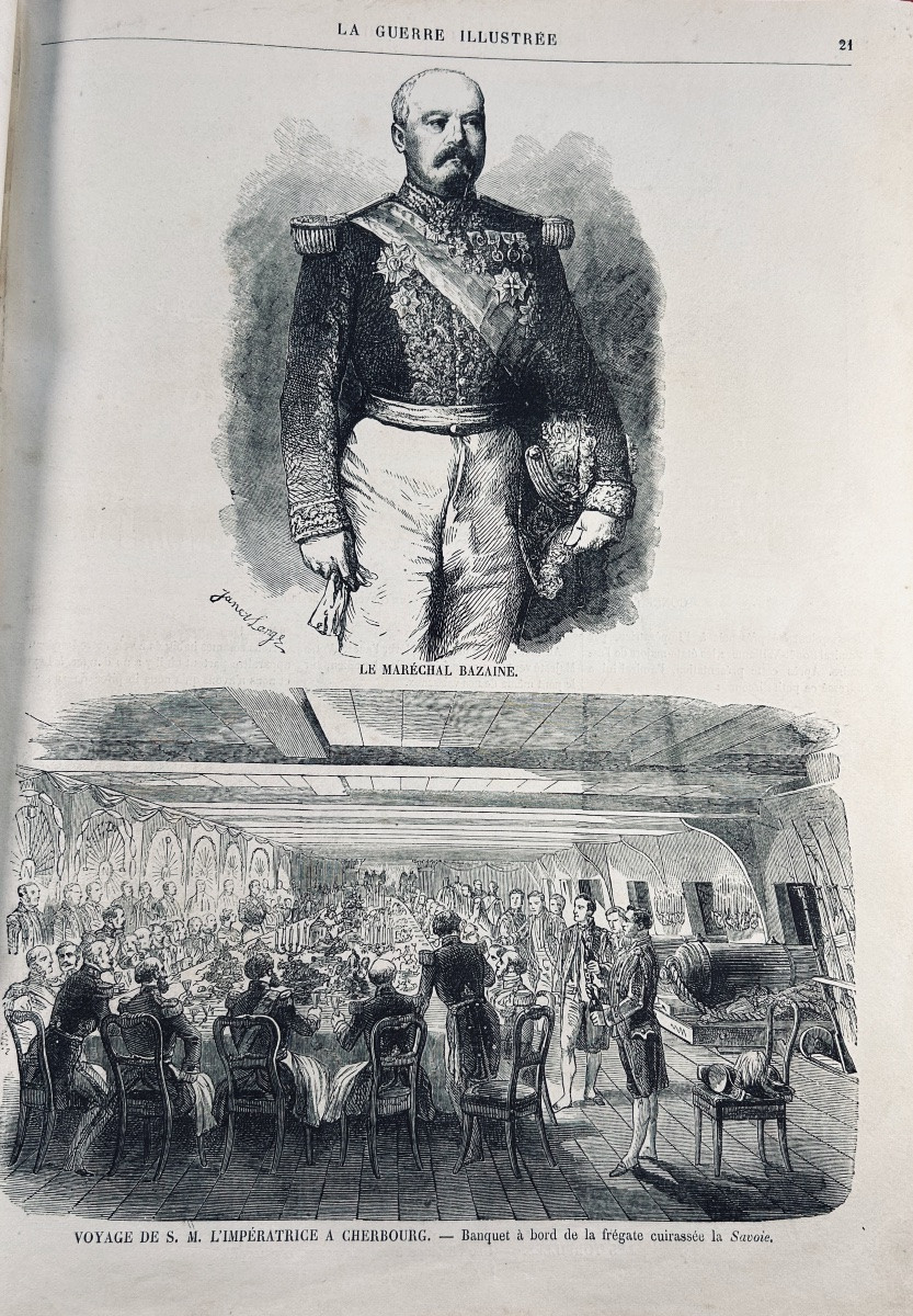 [GUERRE 1870-71] - La guerre illustrée et le siège de Paris. Auguste Marc, 1871, relié d'époque-photo-3