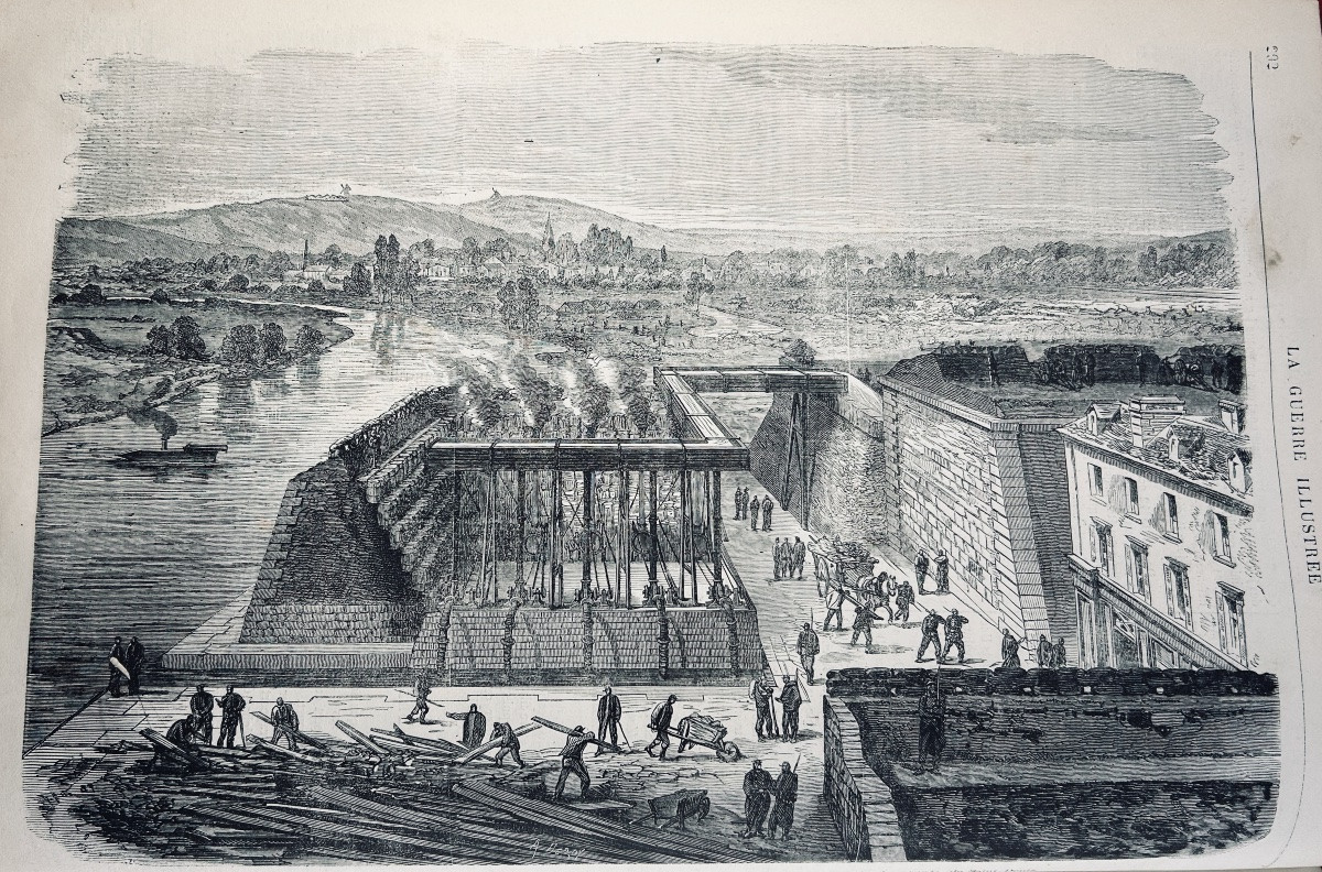 [GUERRE 1870-71] - La guerre illustrée et le siège de Paris. Auguste Marc, 1871, relié d'époque-photo-7