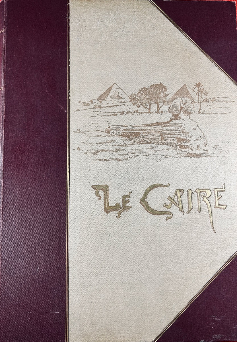 LALLEMAND (Ch.) - Le Caire. Alger, Gervais-Courtellemont & Cie, 1894, cartonnage d'éditeur.-photo-2