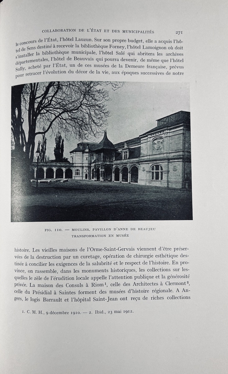 Léon (paul) - The Life Of French Monuments. Destruction. Restoration. Picard, 1951, Hardcover.-photo-4