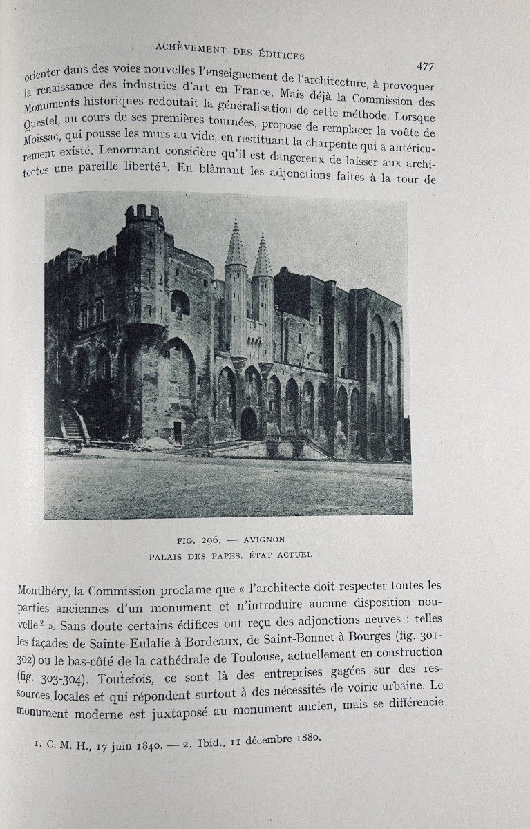 Léon (paul) - The Life Of French Monuments. Destruction. Restoration. Picard, 1951, Hardcover.-photo-3