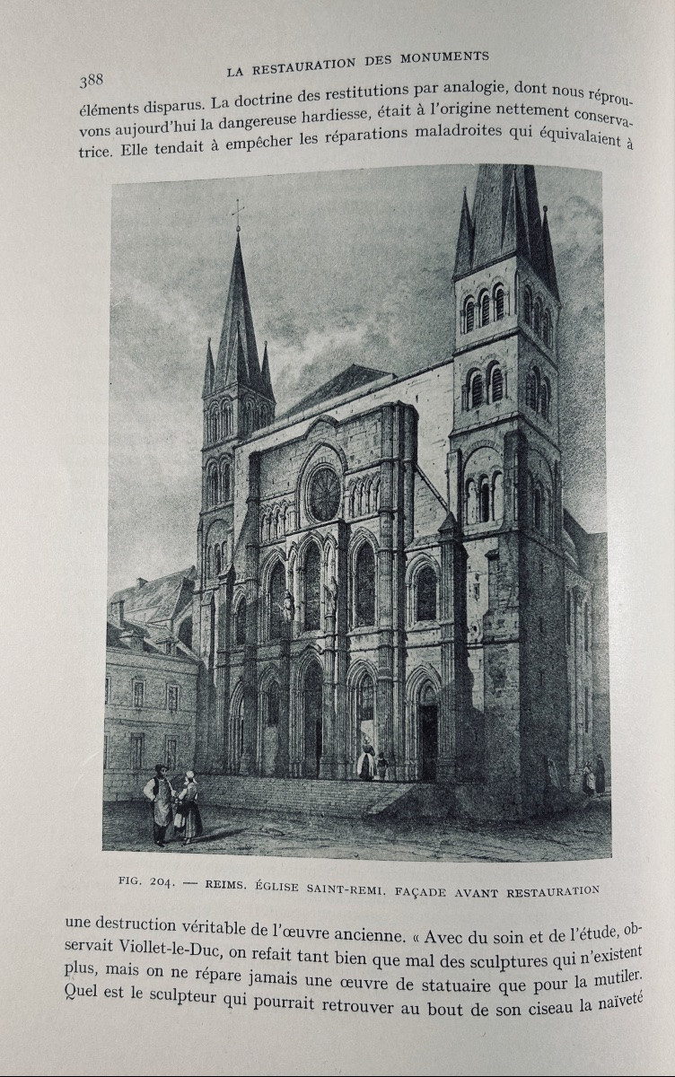 Léon (paul) - The Life Of French Monuments. Destruction. Restoration. Picard, 1951, Hardcover.-photo-6