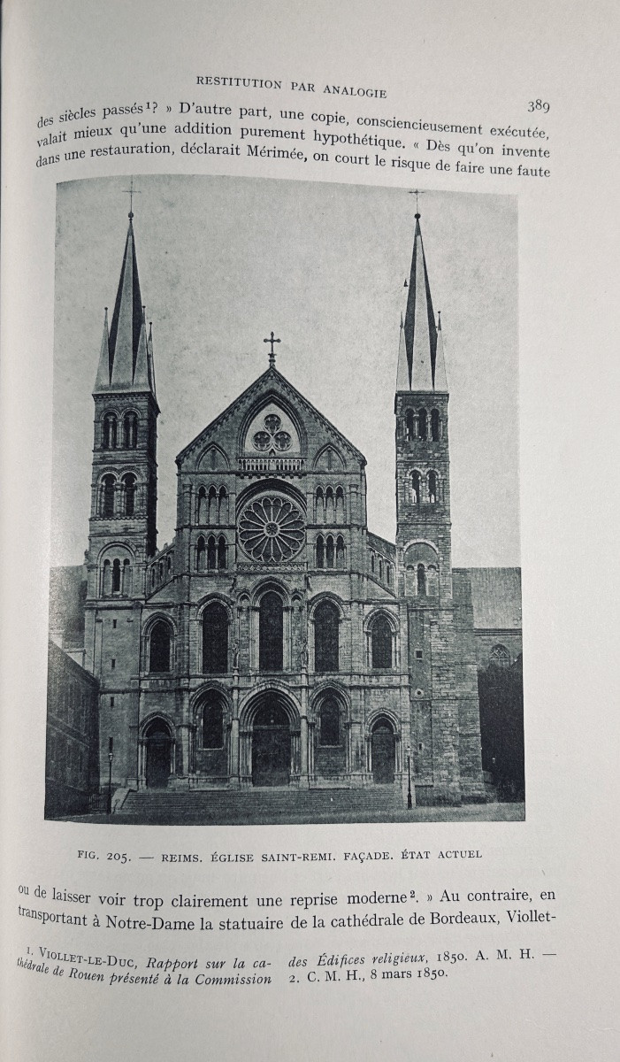 Léon (paul) - The Life Of French Monuments. Destruction. Restoration. Picard, 1951, Hardcover.-photo-7