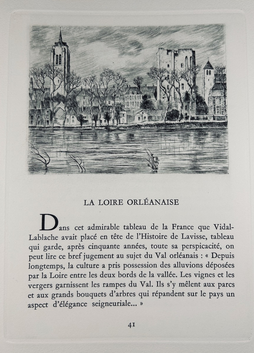 LEVRON (Jacques) - Charme du Val de Loire. Heures Claires, vers 1960, illustré par SAMSON.-photo-3