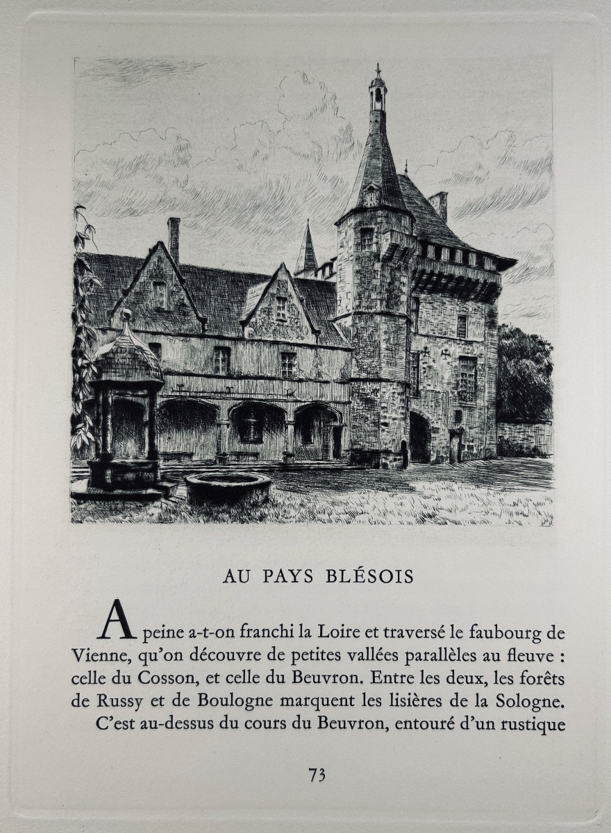 LEVRON (Jacques) - Charme du Val de Loire. Heures Claires, vers 1960, illustré par SAMSON.-photo-7