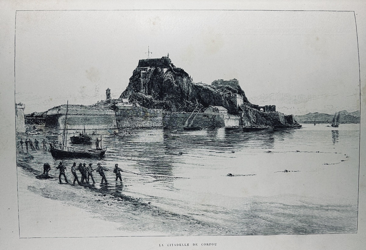 LOUBEAU (Pierre) - La Méditerranée pittoresque. Armand Colin, 1894, cartonnage bleu d'éditeur.-photo-4