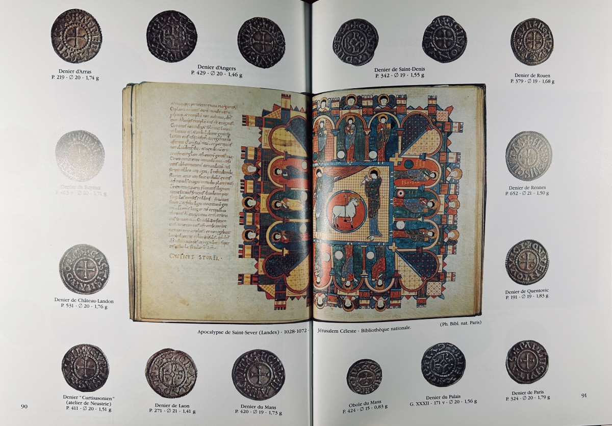 [numismatics] - Peyret - From Gallic Coins To The First Capetian Issues. 1989.-photo-1
