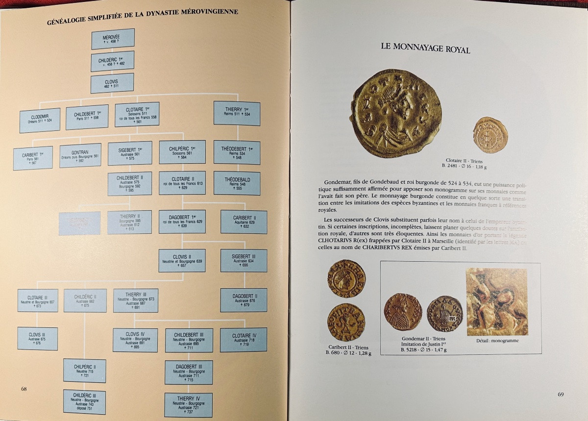 [numismatics] - Peyret - From Gallic Coins To The First Capetian Issues. 1989.-photo-5