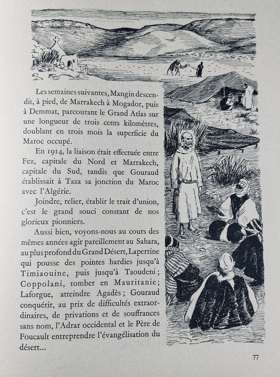 PALUEL-MARMONT - L'épopée coloniale française. Gründ, 1939, cartonnage illustré d'éditeur.-photo-4