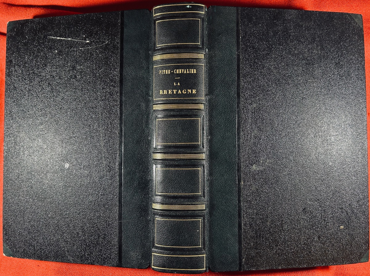 Pitre-chevalier - Ancient And Modern Brittany. Coquebert, 1860, Period Binding.-photo-8
