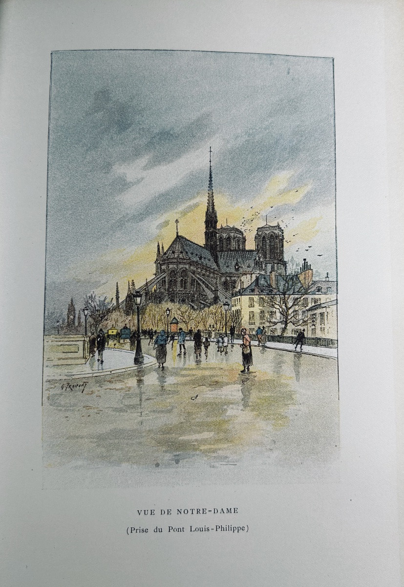 SAINT-JUIRS - La Seine à travers Paris. Launette & Cie, 1890, très belle reliure mosaïquée.-photo-8