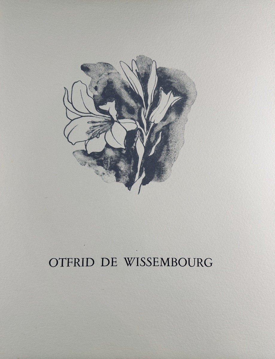 Claus - Verses And Prose From Alsace. Les Bibliophiles De l'Est, 1967, Loose Sheets In A Slipcase.-photo-1