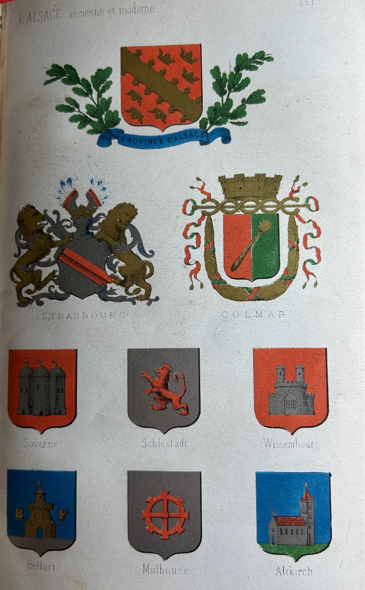 Baquol - Alsace, Ancient And Modern, Or Topographical And Historical Dictionary. 1865, Bound.-photo-2