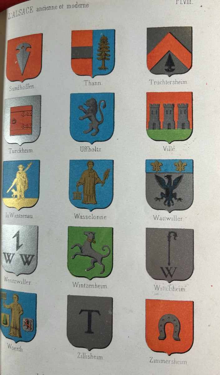 Baquol - Alsace, Ancient And Modern, Or Topographical And Historical Dictionary. 1865, Bound.-photo-6