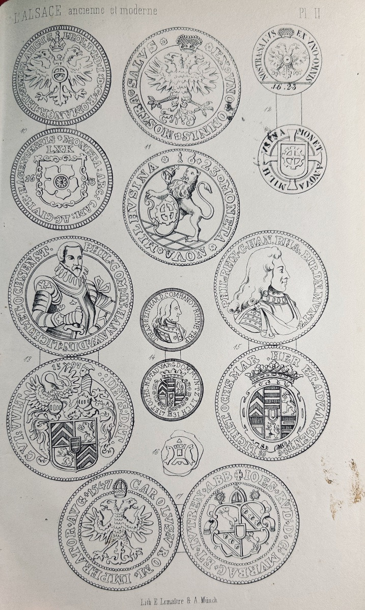 Baquol - Alsace, Ancient And Modern, Or Topographical And Historical Dictionary. 1865, Bound.-photo-8