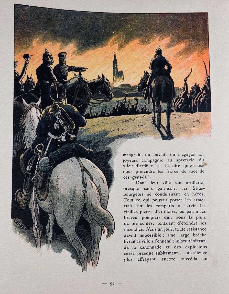 HANSI (Jean-Jacques Waltz "dit") - L'histoire d'Alsace. Floury, 1912, cartonnage d'éditeur.-photo-7