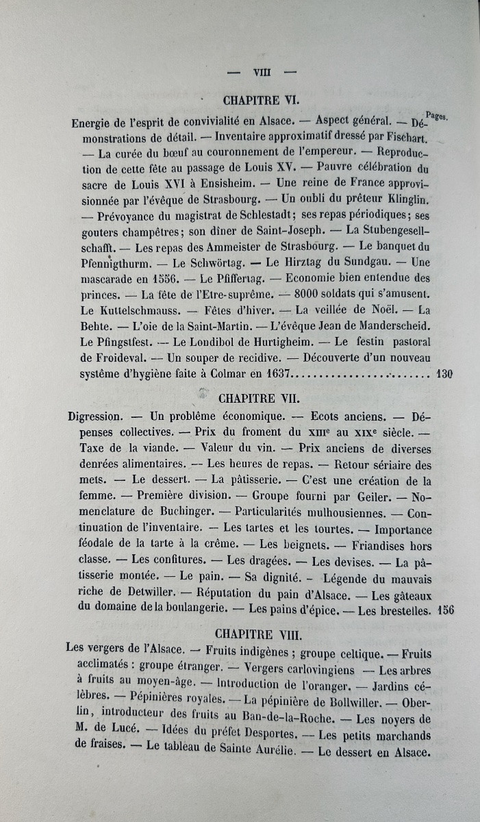 GÉRARD (Charles) - L'ancienne Alsace à table. Étude historique et archéologique. 1862, relié.-photo-5
