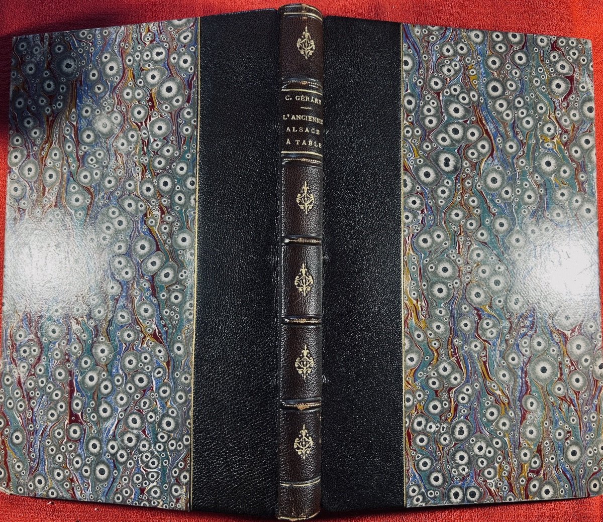GÉRARD (Charles) - L'ancienne Alsace à table. Étude historique et archéologique. 1862, relié.