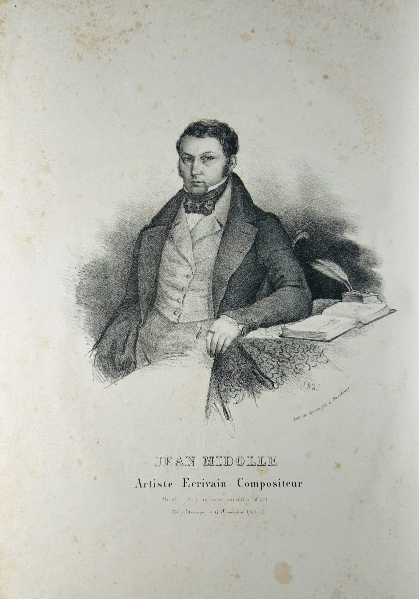 Midolle - Album Of The Middle Ages. Ancient Writings From Manuscripts. E. Simon, 1836.-photo-2