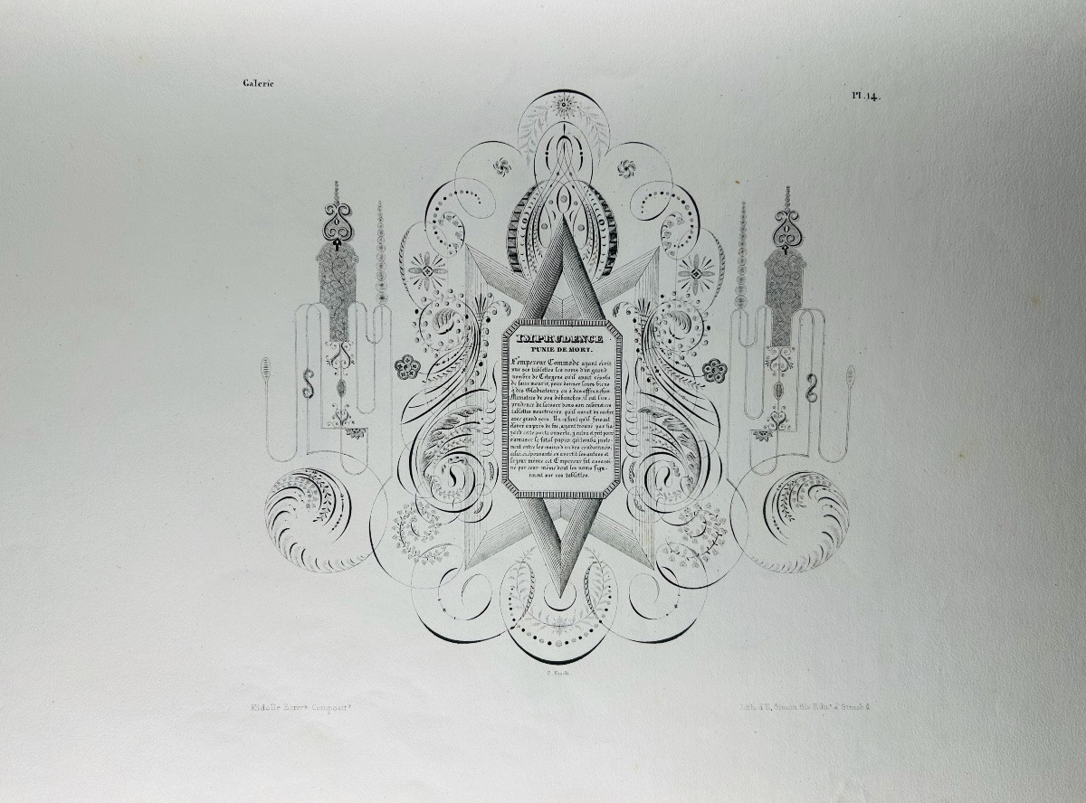 Midolle - Album Of The Middle Ages. Ancient Writings From Manuscripts. E. Simon, 1836.-photo-1