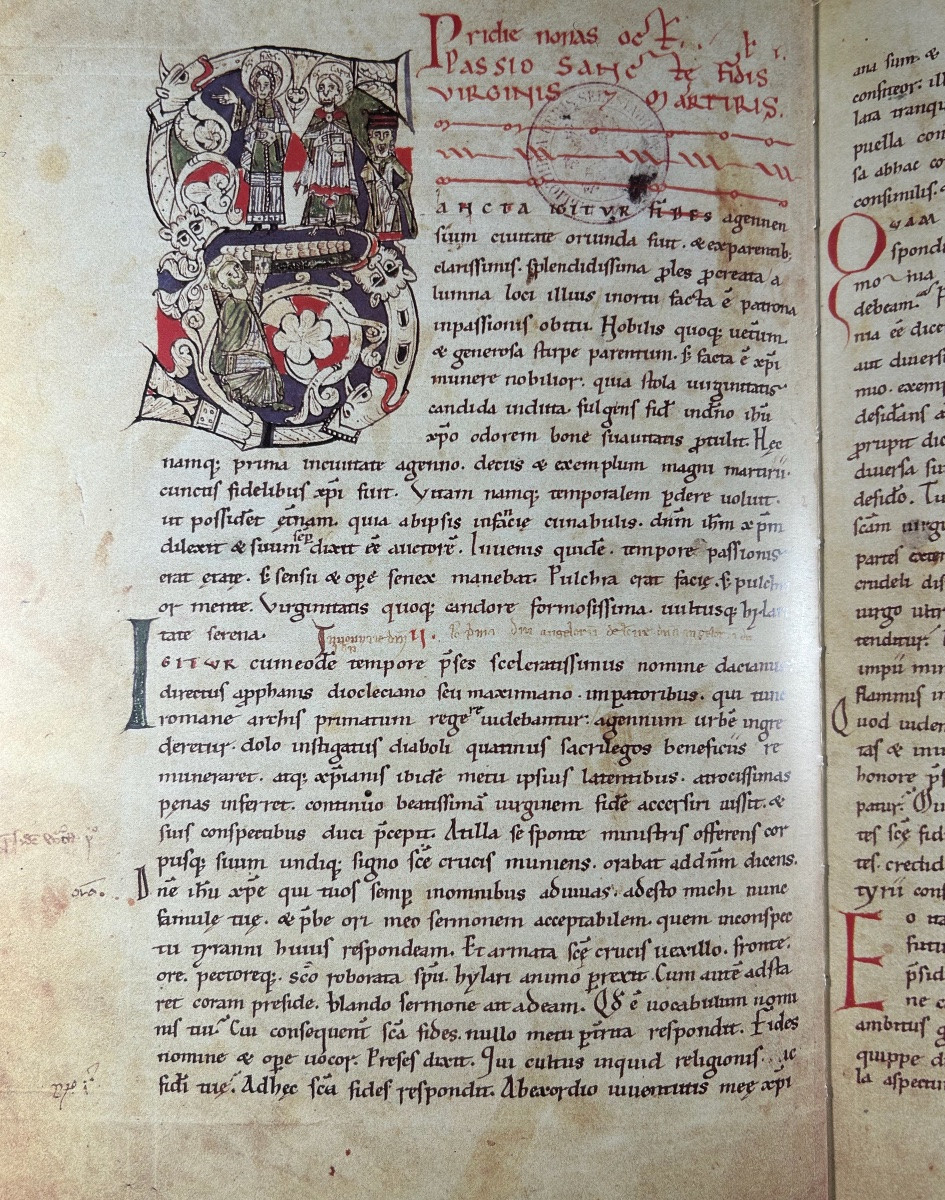 [SELESTAT] - Liber miraculorum santae fidis. Bibliothèque Humaniste, 1994, cartonnage d'éditeur-photo-2