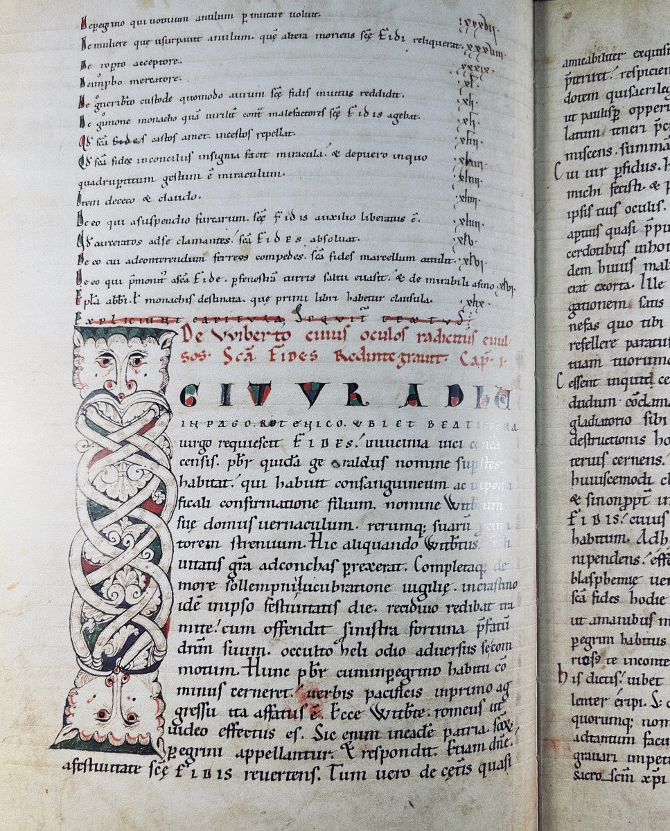 [SELESTAT] - Liber miraculorum santae fidis. Bibliothèque Humaniste, 1994, cartonnage d'éditeur-photo-4