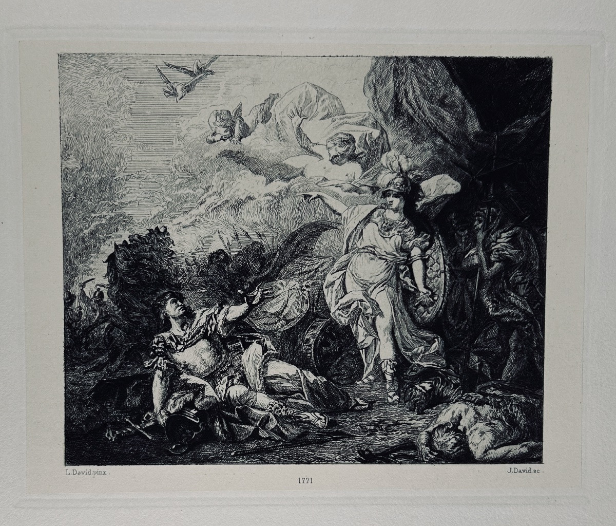 David (jules) - The Painter Louis David 1748-1825. Suite Of Eux-fortes. Victor-havard, 1882.-photo-3