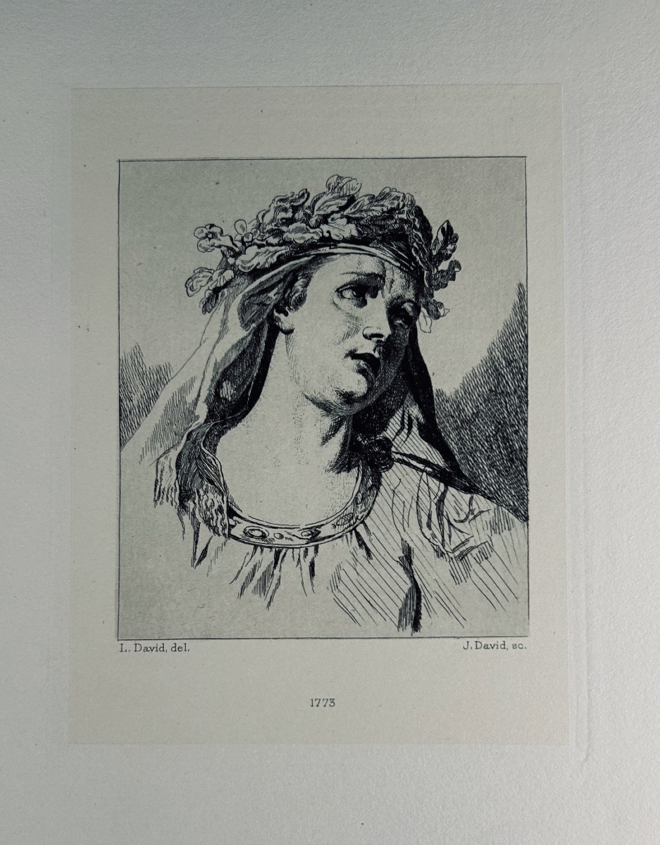 David (jules) - The Painter Louis David 1748-1825. Suite Of Eux-fortes. Victor-havard, 1882.-photo-1