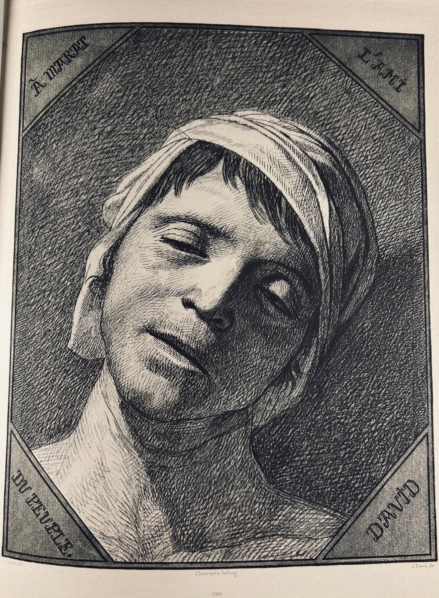 David (jules) - The Painter Louis David 1748-1825. Suite Of Eux-fortes. Victor-havard, 1882.-photo-3